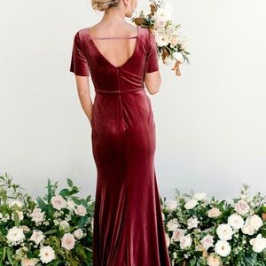 Revelry Velvet Bridesmaid Dress